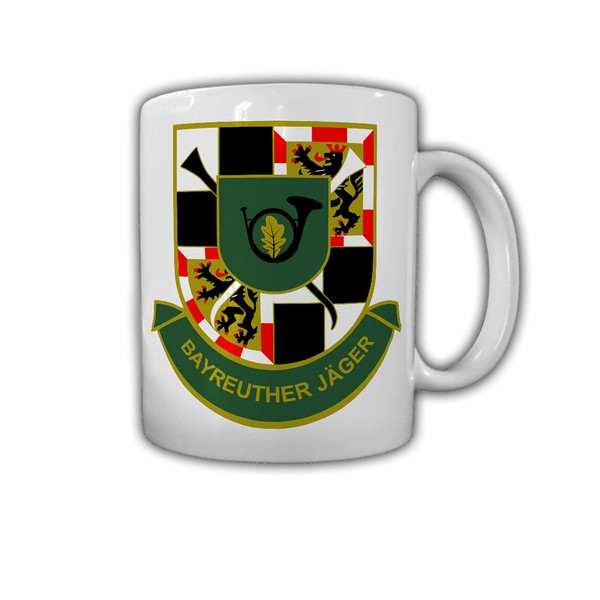 Bayreuther Hunter Crest Hunting Horn Oak Leaf 4 Panzergrenadier #30054