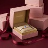Pulsera Oro Rosa Con Ojo Turco Y Zafiro Protección Elegante