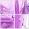 Topker Voile Sheer Curtains Panels Window Curtains 1 Panel Solid