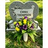 UYGHHK Artificial Memorial Day Flowers for Cemetery Grave Flowers Yellow
