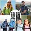TRKETK 2 Pair Backpack Chest Strap, Rucksack Buckle Clips Quick
