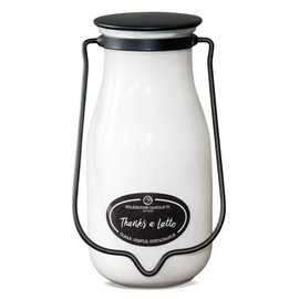 Milkhouse Candles 14 Ounce Milk Bottle Candle - Thanks A Latte