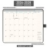 2026-2028 Monthly Pocket Calendar - 3 Year Planner with Faux