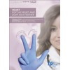 Sempercare Velvet - Guantes de nitrilo (talla M), color azul