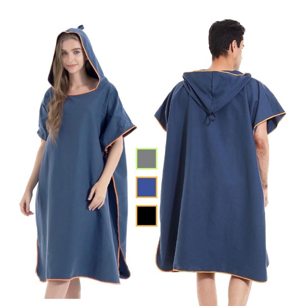 ACURACE Changing Clothes Poncho, Towel, Wrap Towel, One-Touch Surfing Poncho,