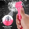 4 Pcs Car Safety Hammer, 2-in-1 Car Emergency Escape Tool