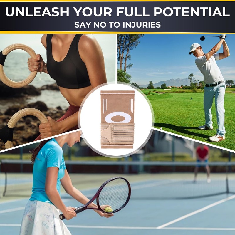 NeoTech Care Elbow Support Brace (Beige, Size M, 1 Unit)