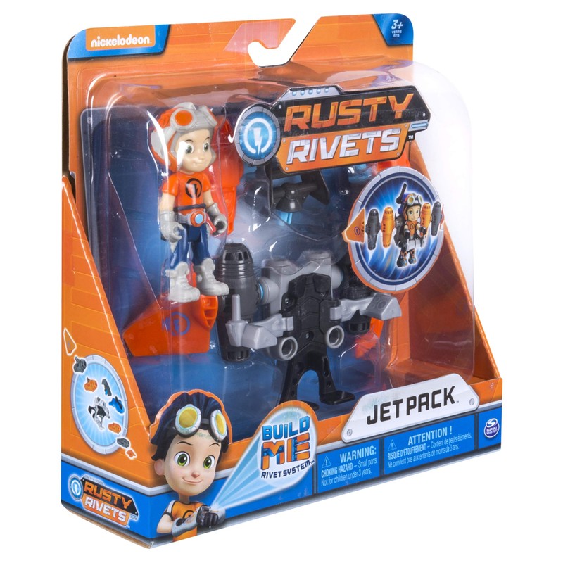 RUSTY RIVETS – Jet Pack Building Set with Rusty Figure,