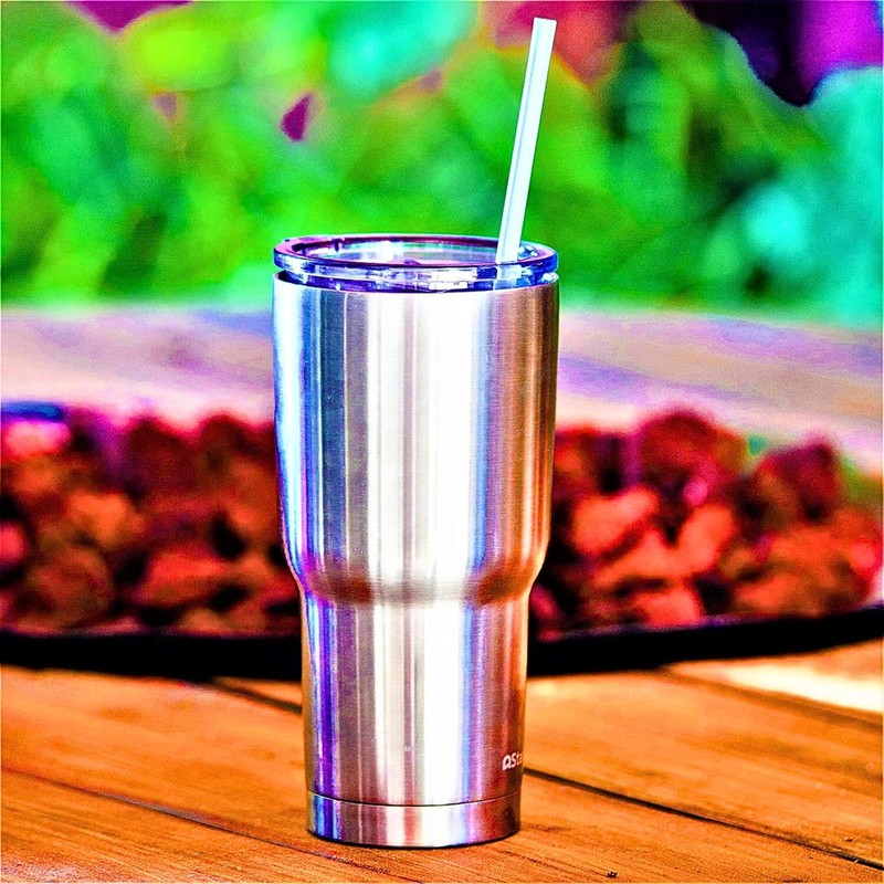 Green Direct Drinking Straws - 10.2 inches Plastic Smoothie Straws
