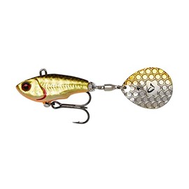 Savage Gear Fat Tail Spin sinkend - Jig Spinner, Größe/Gewicht/Farbe:5.5cm / 6.5g / Dirty Roach