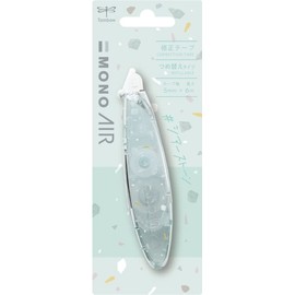 Tombow CT-PAX5C Pencil [Limited] Correction Tape Mono Air Pen Type Sheer Stone Pattern 5mm x 6m (Mist Green)