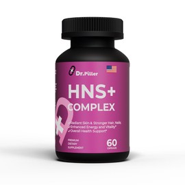 Dr.Piller HNS+ Complex – Premium Hair, Skin & Nail Support with Biotin, Keratin & Collagen – 60 Capsules