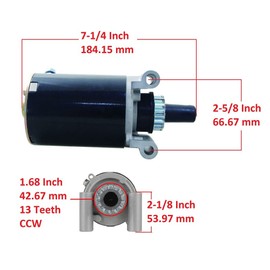 HH BROS Starter for John Deere L110 LT133 LT150 LT155 LT160 LTR155 STX46 STX30 STX38 AM120729 AM122435 AM132235 AM132236 12-098-015 12-098-015S 12-098-04 12-098-08