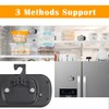 Digital Frigerator Thermometer 2 Pack, Waterproof Fridge and Freezer Thermometer,