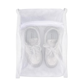 Shoe Dryer Bag, Large Shoe Laundry Bag Mesh Cleaning Bag with Zipper & Strap Sneaker Wash and Dry Net Bag Reusable Honeycomb Mesh Laundry Bag Shoe Washing Bag for Most Dryer Doors