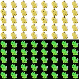 WEWAYSMILE 50 Pcs Mini Resin Mini Resin Luminous Figurines Resin Animals Bulk Resin Figures Gifts Suitable for DIY Garden Home Room Miniature Figurines Toy Decoration（Bee）