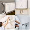 PATIKIL Water Pipe Cover Decoration Fit 0.55"-1.77"(14-45mm), 4 Pcs Flange