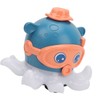 Baby Floating Ball Toy Electric Octopus Bath Toy Music Light