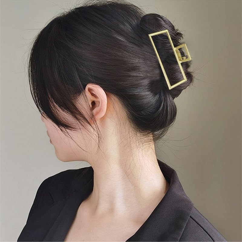 [ナカノヤ] NAKANOYA バンスクリップ 1個 金属 合金 メタル ヘアクロー バンス ジッケピン