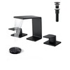 PerPaiMe Bathroom Faucet 3 Hole - 8 Inch Waterfall Bathroom