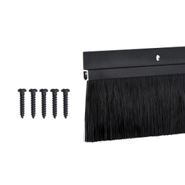 TMH Door Brush Sweep - 2 Inch Brush x 36 Inches Long, Dark Bronze (Black)