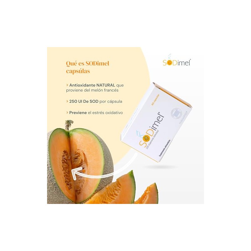 Sodimel Antioxidante SOD 60 Cápsulas