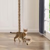2" x 9.84Ft Cat Climbing Rope with Hook for Ceiling
