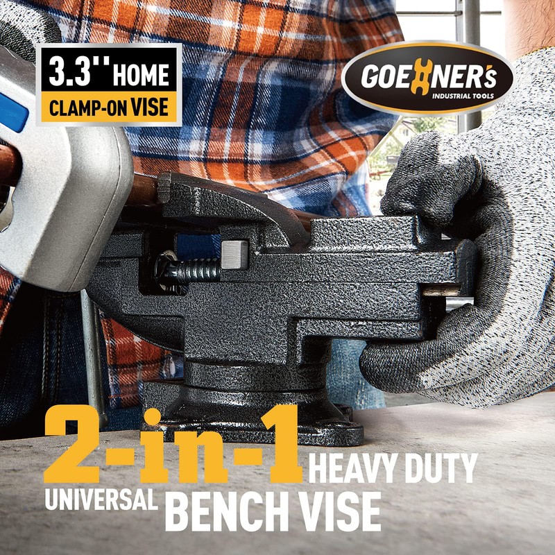[Upgraded Version] Multi-Purpose Bench Vise 3.3", Table Vice For Workbench,