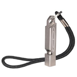 Silbato de perro para hacer que los perros vengan a ti, silbato de emergencia para mujeres, silbato de metal con cordón, silbato de kayak de emergencia impermeable para excursionistas