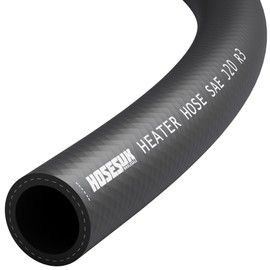 22mm Rubber Car Heater Hose SAEJ20R3 Replacement Water Coolant Pipe Tube Black 1 Metre
