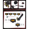 ‎MODIPIM Amber Shell Amber Light 4pcs Tacoma LED Grill Lights