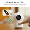 AOSU 4MP Security Camera Indoor - 2.5K Baby Monitor Pet