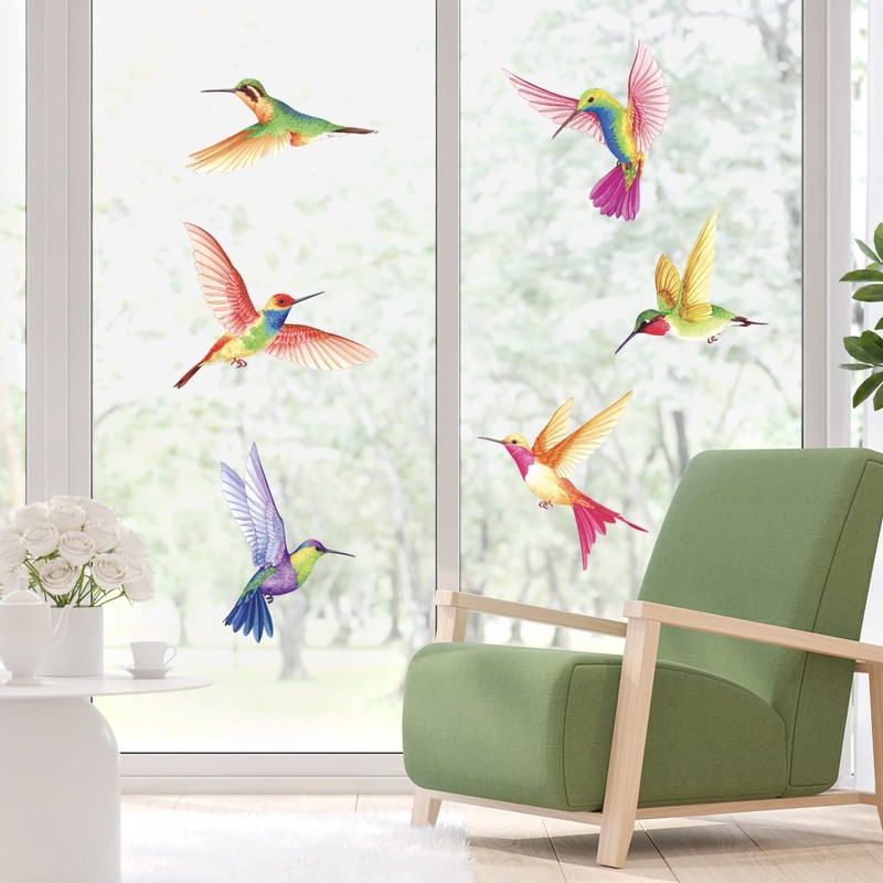 BASHOM DS2-4002 Hummingbird Wall Sticker Birds Wall Sticker Hummingbird Wall