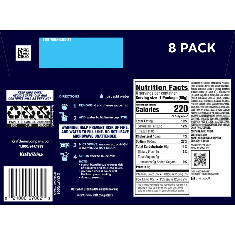 Kraft Deluxe Original Mac & Cheese Macaroni and Cheese Dinner