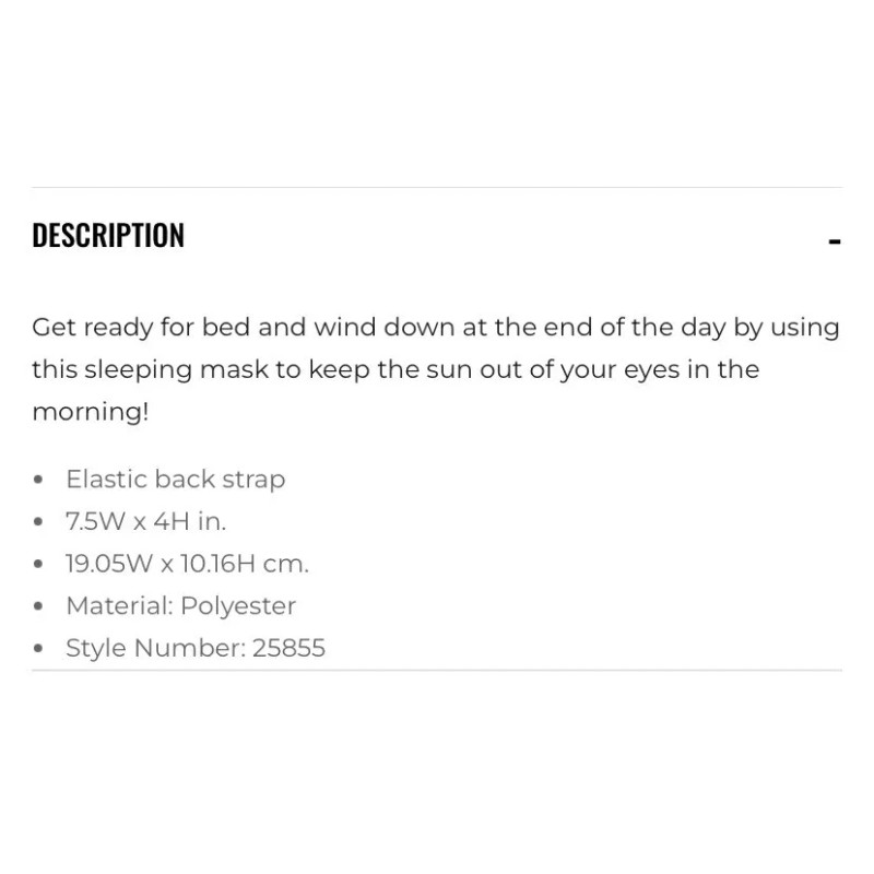 Claire’s BLACK MEGA BLING SLEEPING MASK birthday Christmas