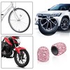 WINKA Valve Stem Caps 4 Pack Handmade Rhinestone Universal Car