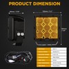 BIGLION.X Amber LED Driving Light, 180W 20400LM Spot Light Led