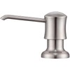 Soap Dispenser for Kitchen Sink Brushed Nickel, Built-in and Refill-from-Top