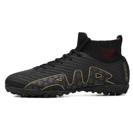 Bulamall Zapatos de Fútbol para Hombre Profesionales Zapatillas de Deporte Adulta Tacos de Fútbol para Entrenar al Aire Libre Atletismo Interiores, Exteriores