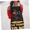 SHOWERORO 1pc Thanksgiving Theme Cooking Apron Apron for Bbq Grilling