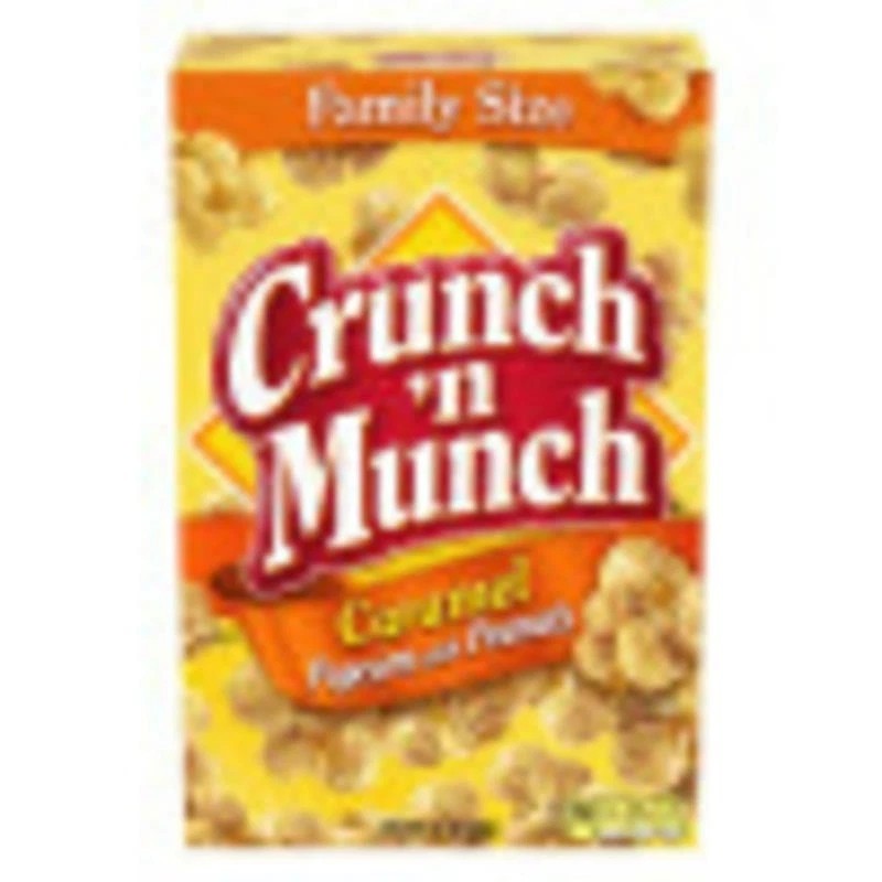 (2-Pack) CRUNCH 'N MUNCH Caramel Popcorn with Peanuts, 12 oz