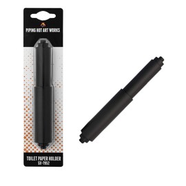 Black Toilet Paper Holder Spring Rod | Toilet Paper Roller Replacement | 6 Inch Toilet Paper Holder Replacement Rod | Durable Plastic Spindle – Fits All Standard Tissue Rolls