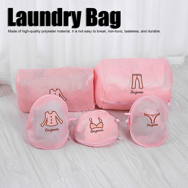 5Pcs/Set Clothing Washing Laundry Net Bag for Bra Underwear Socks