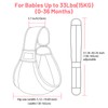 Baby Hip Carrier, Ergonomic Carrier for Babies Under 36 Months,