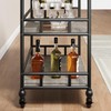 GAOMON Bar Cart, Bar Carts for The Home, 3 Tier