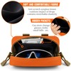 bvya Tactical Molle Sunglasses Case Anti-Shock Semi-hard Clamshell Extra Large
