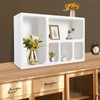LIAPDG Modern Geometric Wall Shelve, Freestanding Geometric Arched Wall Shelf