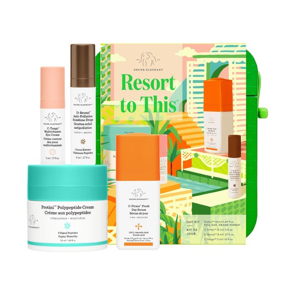 Drunk Elephant Resort to This Day Kit - Includes Protini