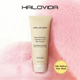 Mascarilla Capilar Halovida Silk Mallow Con Aceite De Oliva