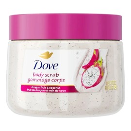 Exfoliante Corporal Dove de Crema Coco y Fruta del Dragón para Todo Tipo de Piel